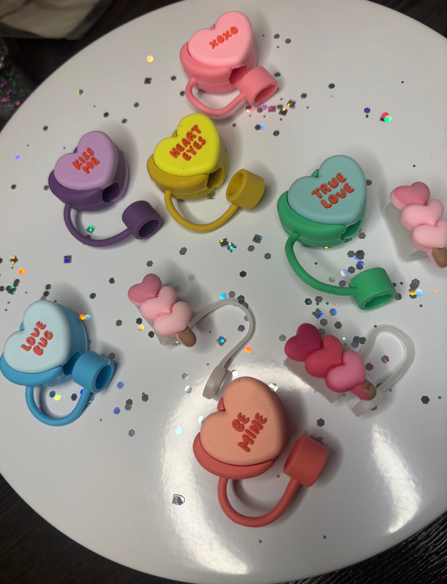 Conversation Heart Toppers