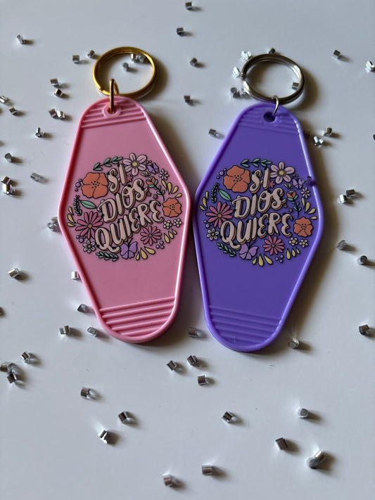 Si Dios Quiere Keychains