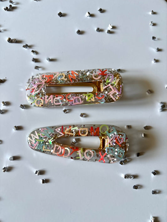 Alphabet Hair Clip