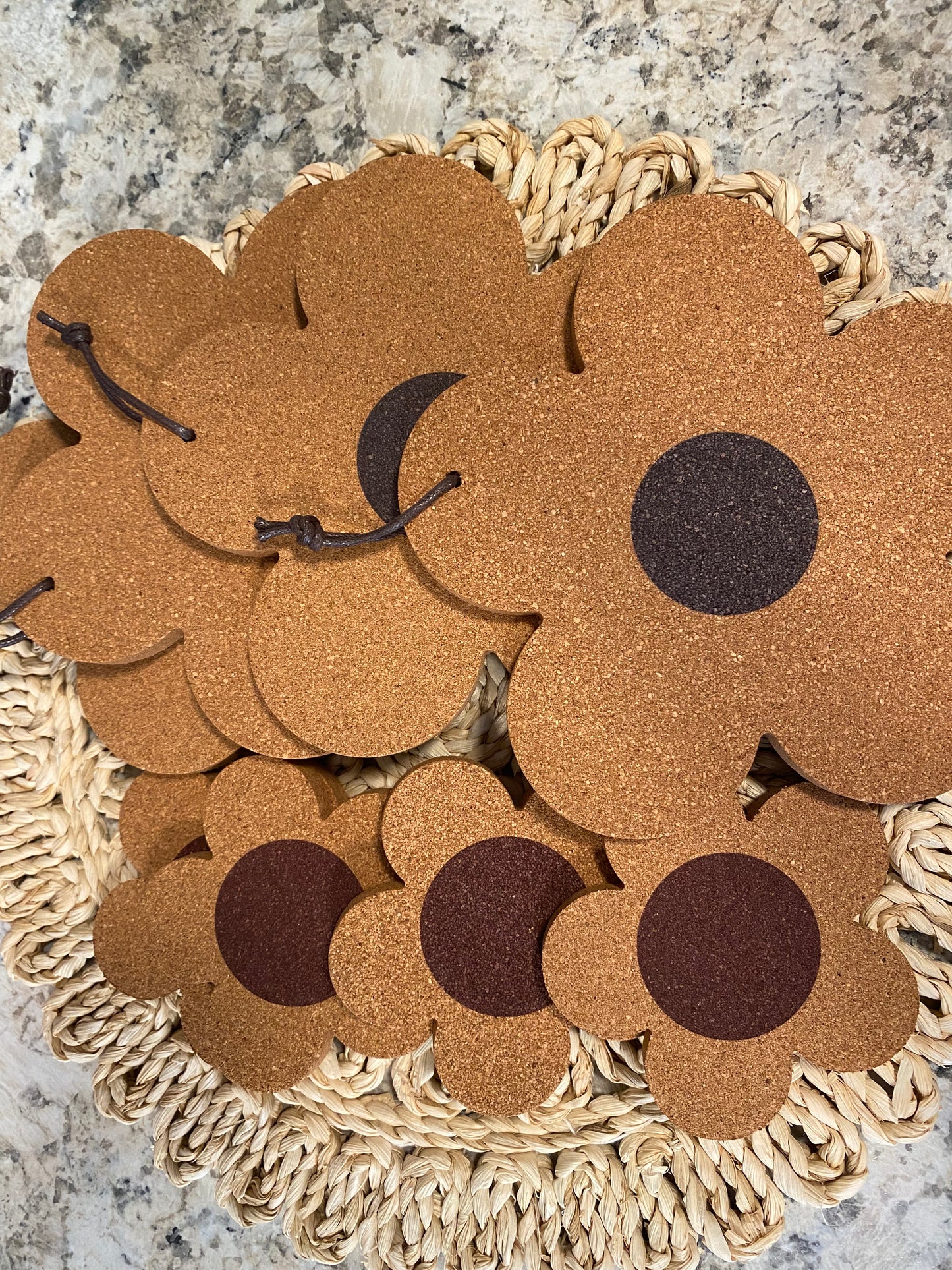 Flower Coasters