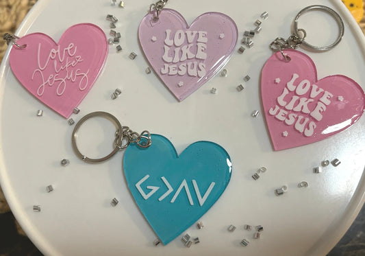 Faith inspired Keychains